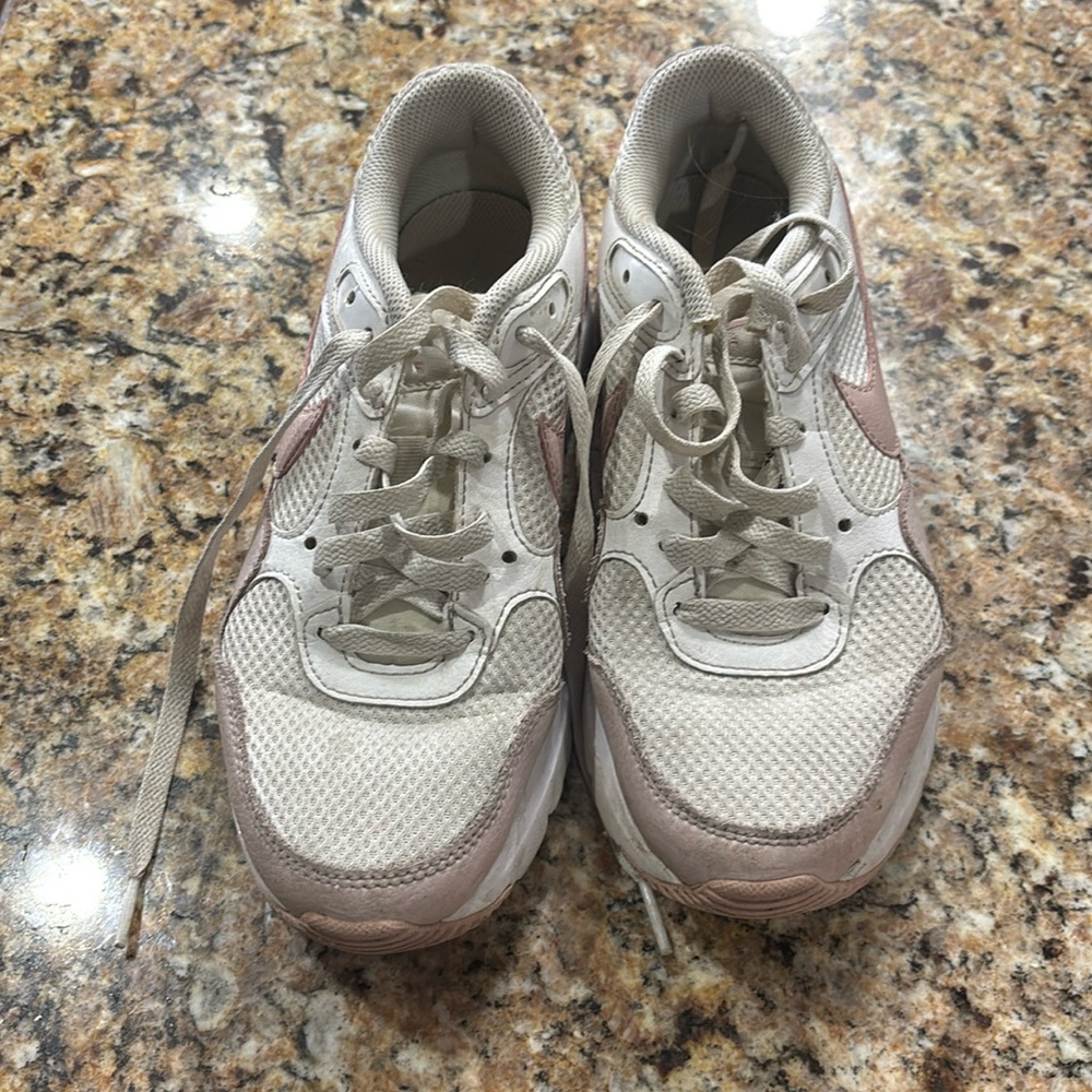 Pink and White Nike Shoes!